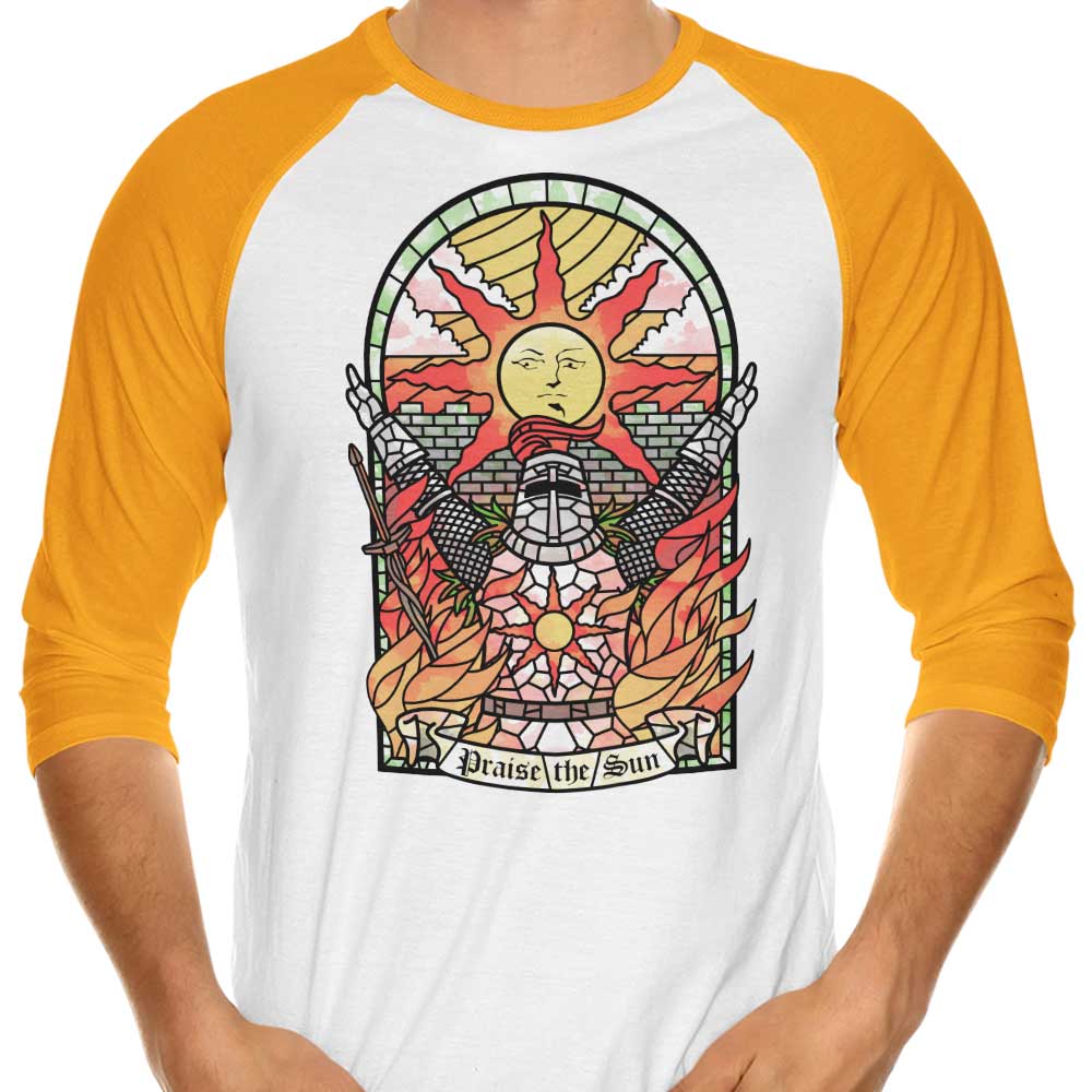 Church of the Sun - 3/4 Sleeve Raglan T-Shirt Hoodie, Sweatshirt | CiraTrend.com (Image 4)