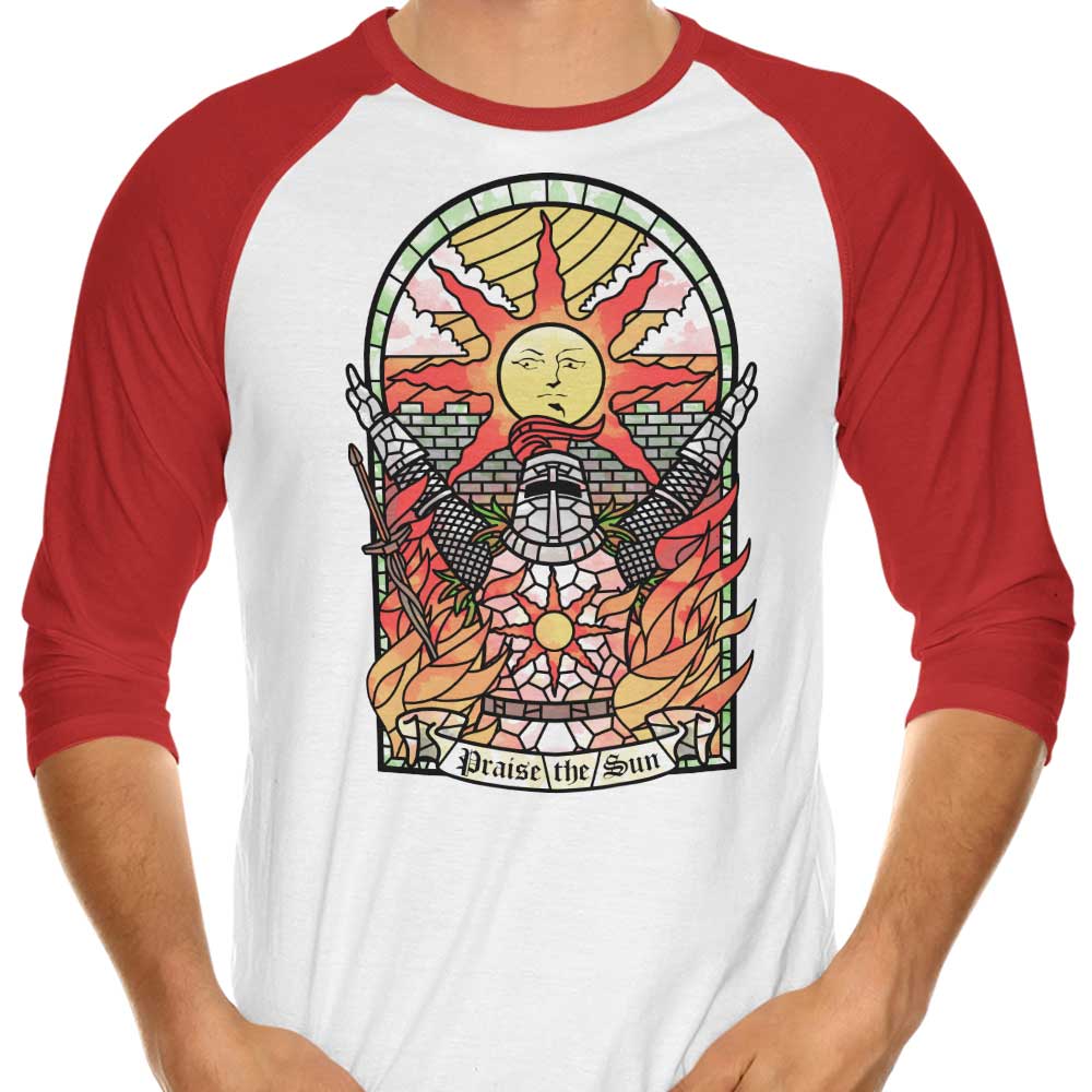 Church of the Sun - 3/4 Sleeve Raglan T-Shirt Hoodie, Sweatshirt | CiraTrend.com (Image 3)