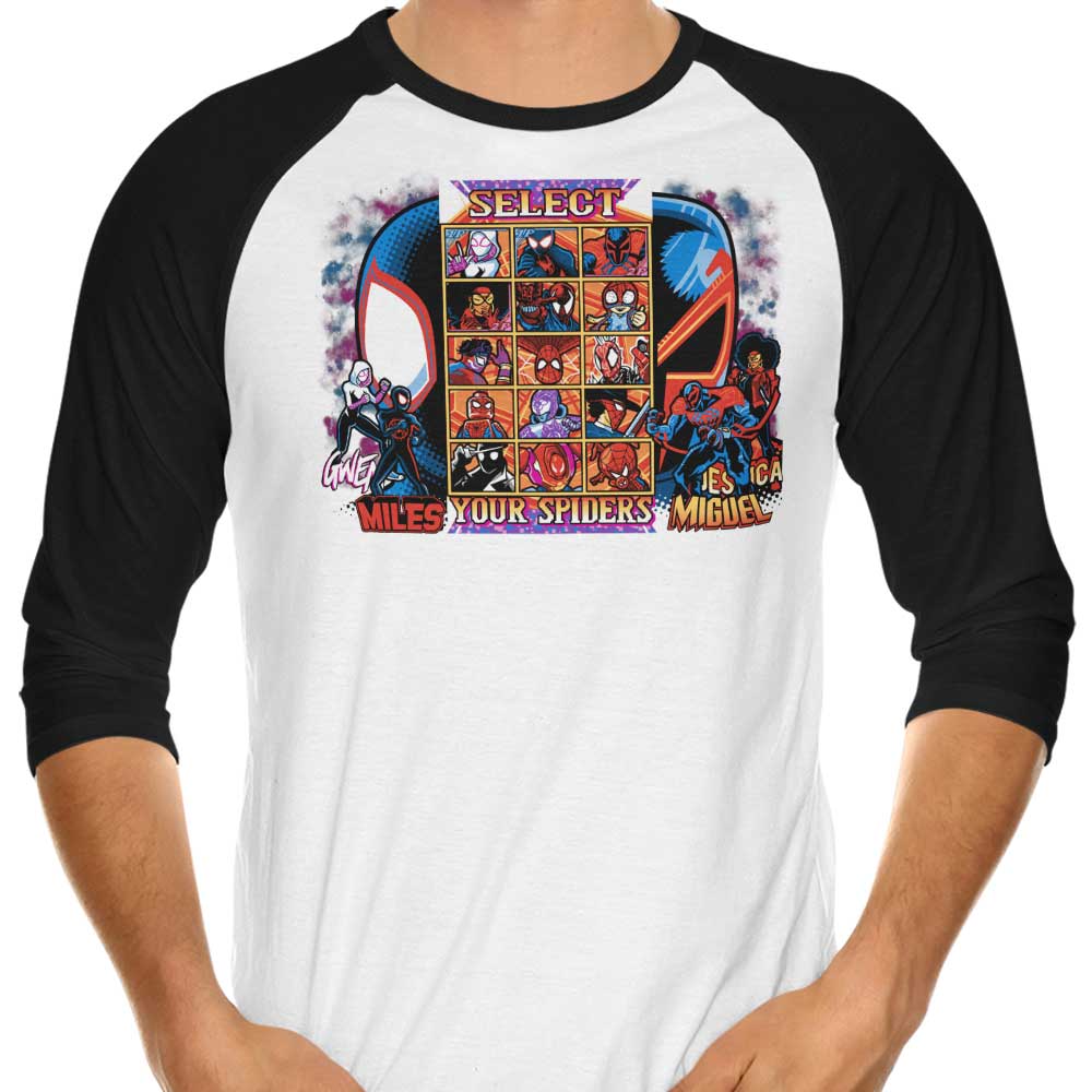 Clash Spiders 3 4 Sleeve T-Shirts, Hoodie, Sweatshirt