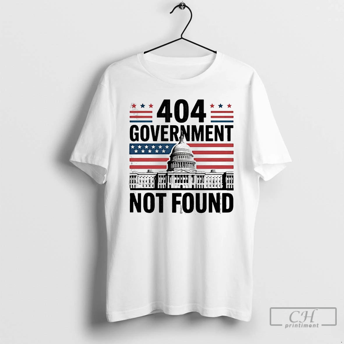 Classic 404 Government Not Found T Shirts Hoodie Longsleeve