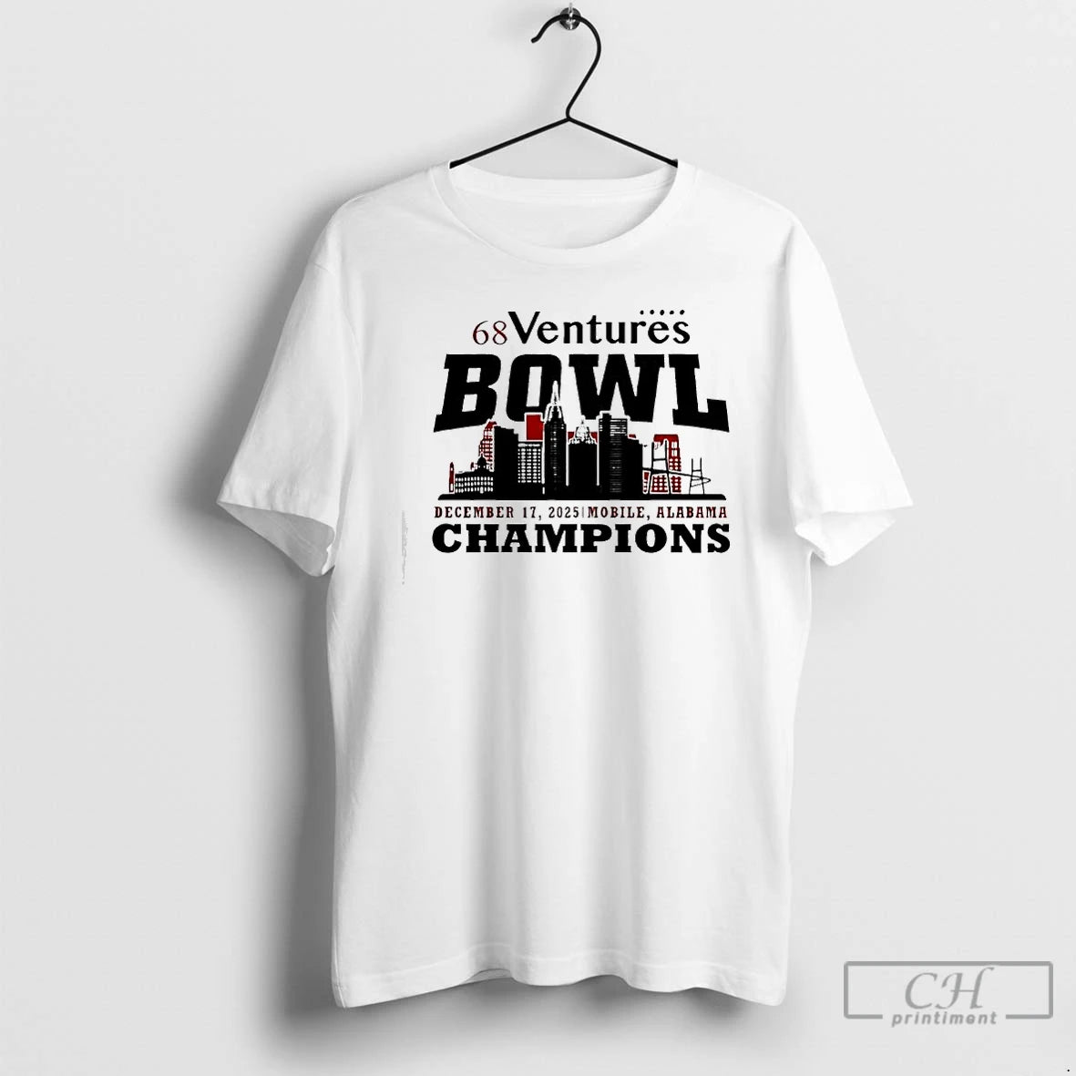 Classic 68 Ventures Bowl Mobile Al 2025 Champions December 17th 2025 Mobile Alabama T Shirts Hoodie, Sweatshirt