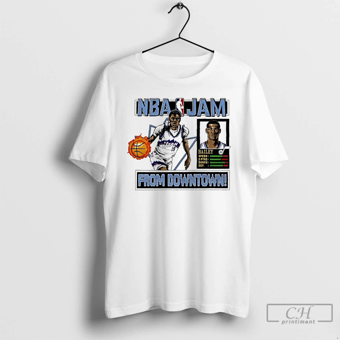 Classic Ace Bailey Utah Jazz Nba Jam From Downtown T-Shirts, Hoodie, Sweatshirt | CiraTrend.com