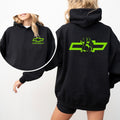 Classic American Muscle Car Girl Hoodie, Bold Retro Woman Graphic Hoodie, Unisex Streetwear Hoodie, Car Lover Gift Top,...