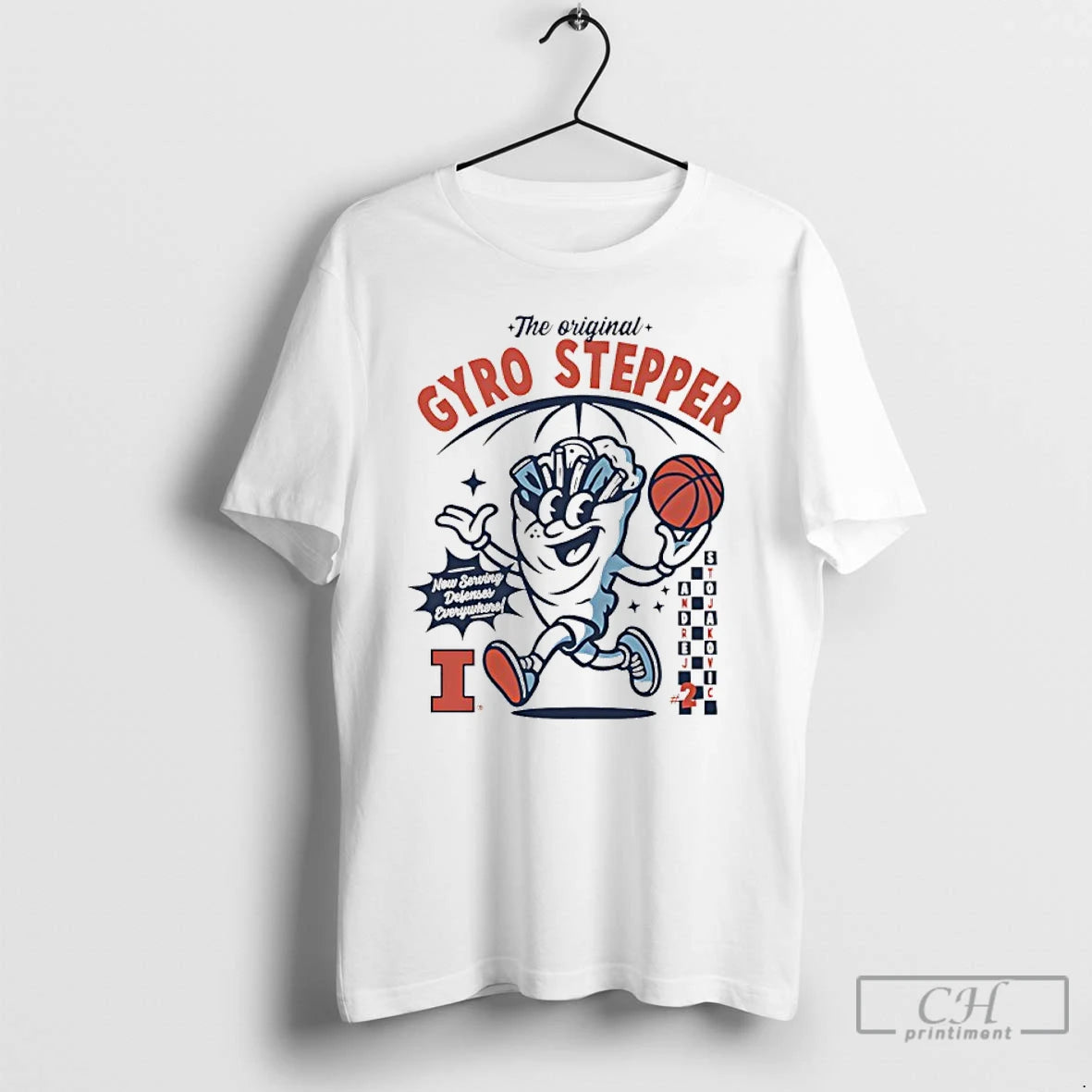 Classic Andrej Stojakovic Illinois Fighting Illini The Gyro Stepper T-Shirts, Hoodie, Sweatshirt | CiraTrend.com