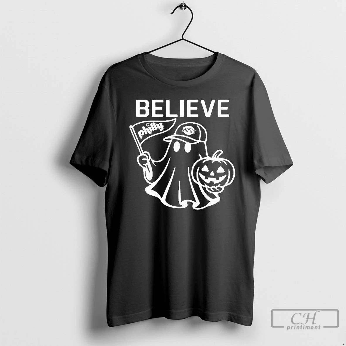 Classic Believes In The Phillies This October Halloween 2025 T Shirts Hoodie Longsleeve