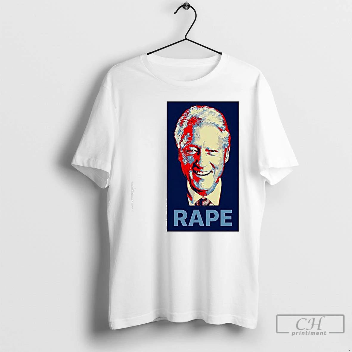 Classic Bill Clinton Rape Record Graphic T-Shirts, Hoodie, Sweatshirt | CiraTrend.com