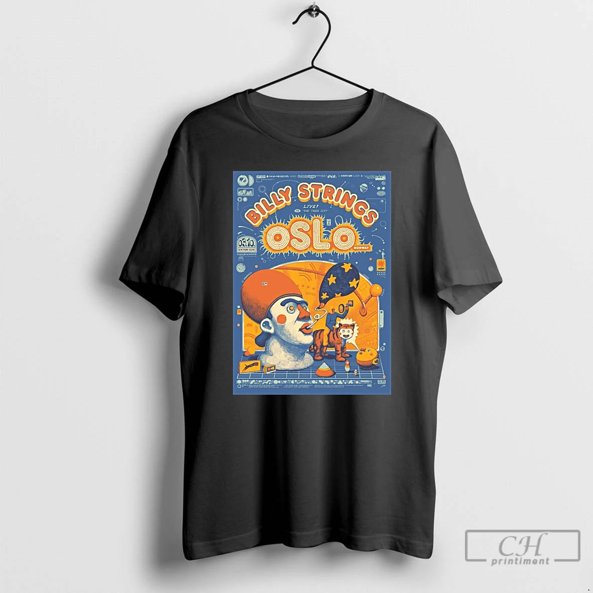 Classic Billy Strings Sentrum Scene In Oslo No October 3 2025 T Shirts Hoodie Longsleeve