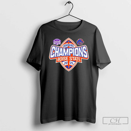Classic Boise State Broncos Mountain West Champs 2025 Football