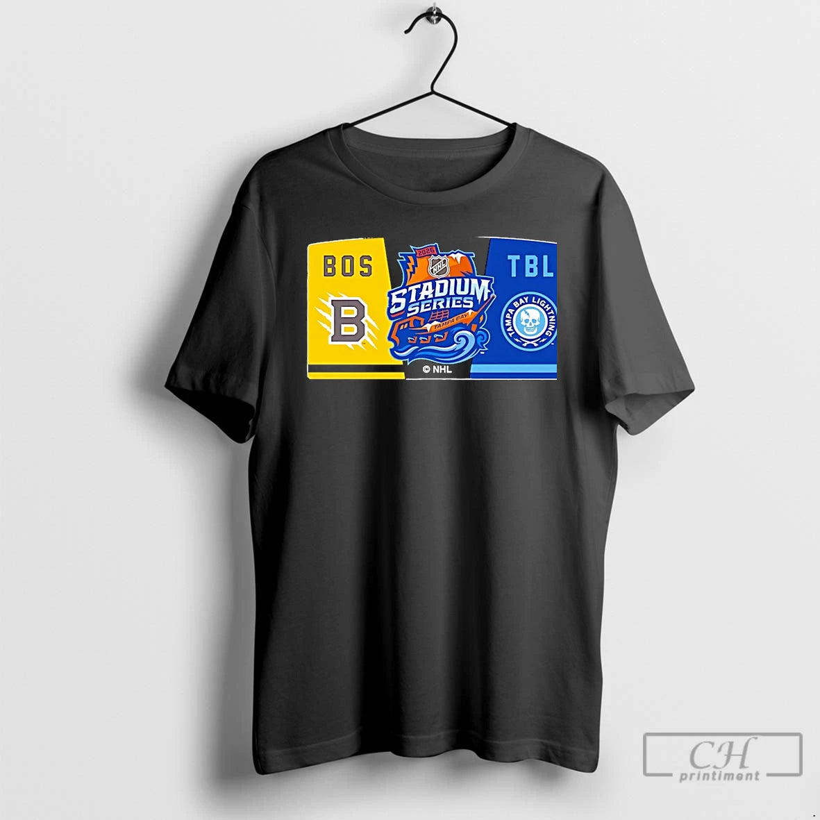 Classic Boston Bruins Vs Tampa Bay Lightning 2026 Stadium Series Match Up Christmas T Shirts Hoodie, Sweatshirt