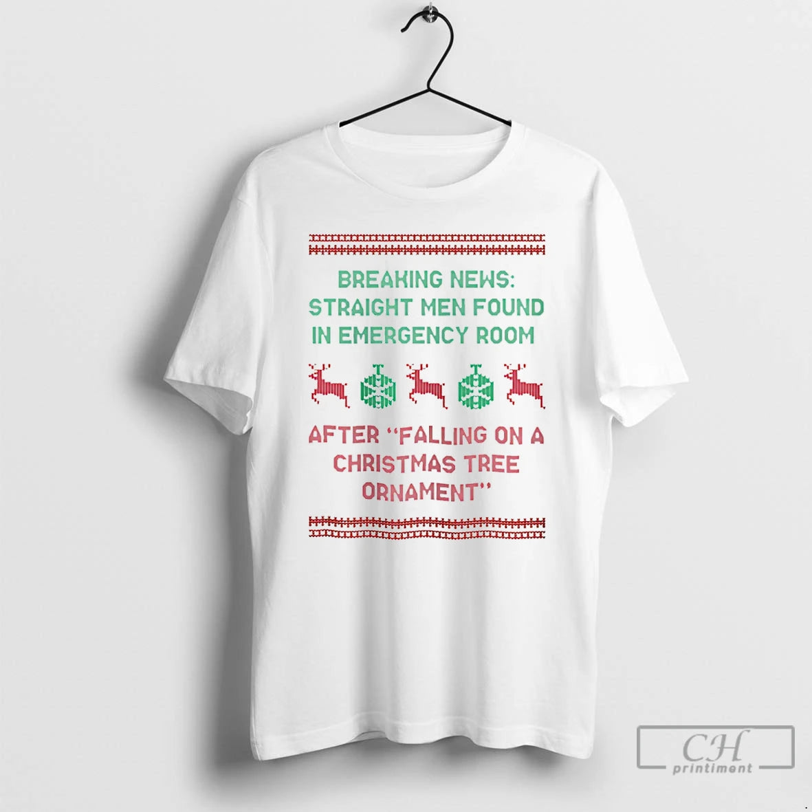 Classic Breaking News Straight Men Found In Emergency Room Christmas T-Shirts, Hoodie, Sweatshirt | CiraTrend.com