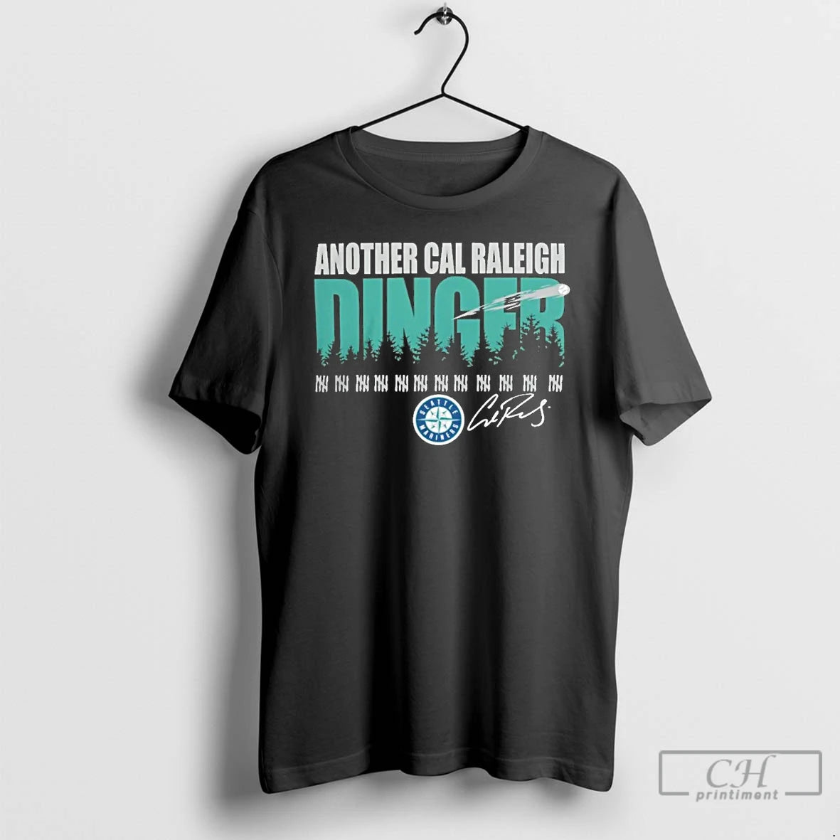 Classic Cal Raleigh Seattle Mariners Another Dinger T Shirts Hoodie Longsleeve