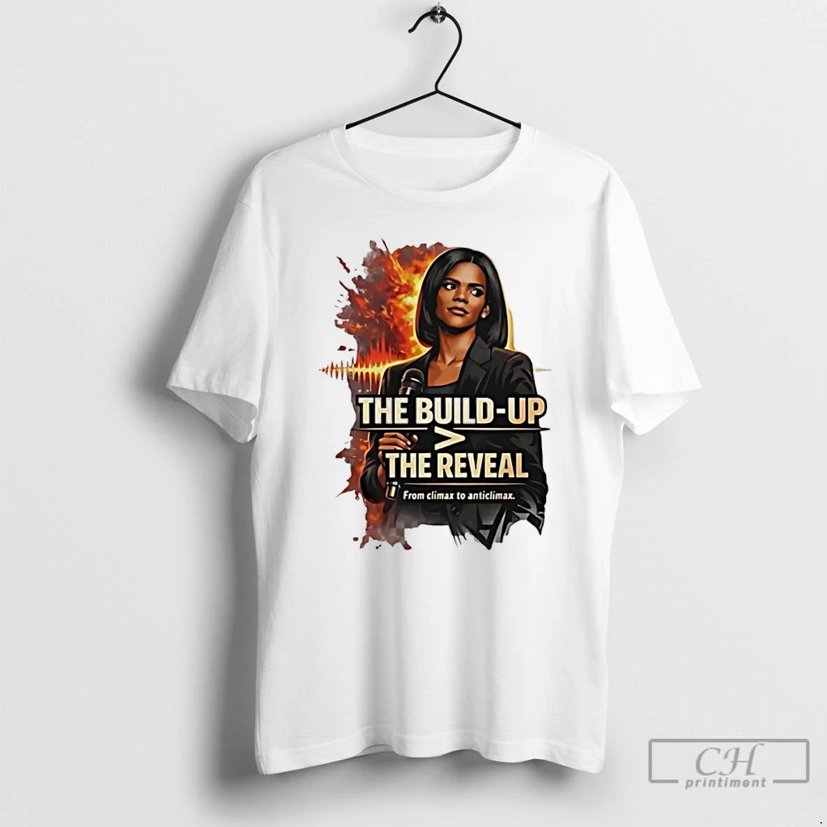 Classic Candace Owens The Build Up The Reveal Graphic T-Shirts, Hoodie, Sweatshirt | CiraTrend.com