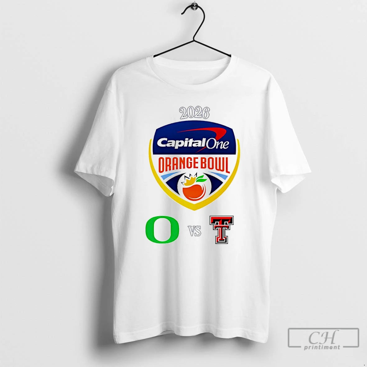 Classic Capital One Orange Bowl 2026 Oregon Vs Texas Tech T-Shirts, Hoodie, Sweatshirt | CiraTrend.com