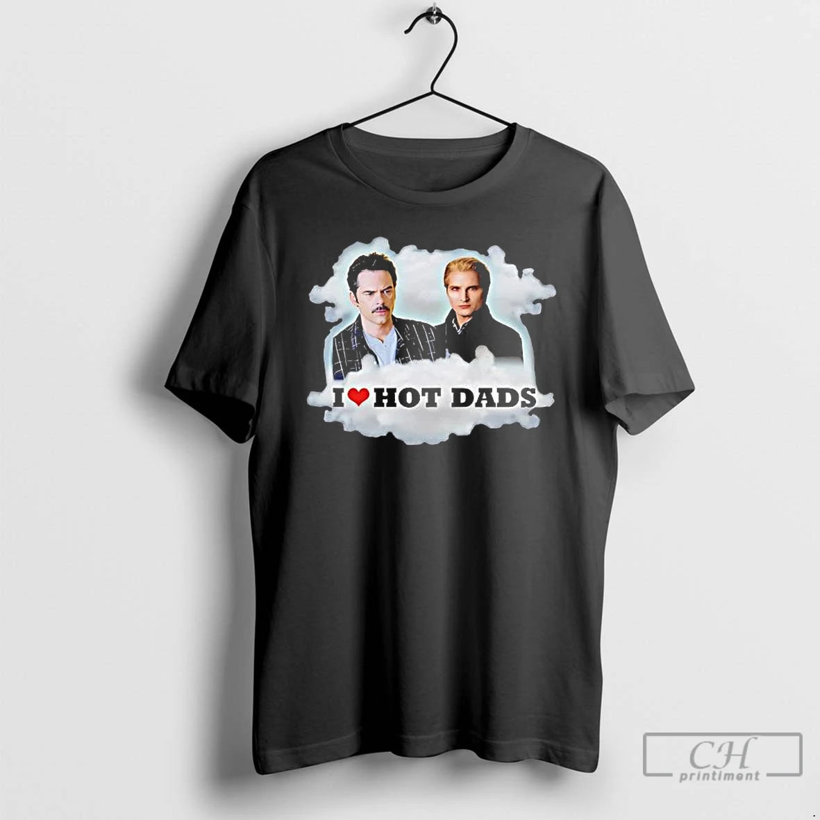 Classic Charlie Swan Carlisle Cullen I Love Hot Dads T-Shirts, Hoodie, Sweatshirt | CiraTrend.com