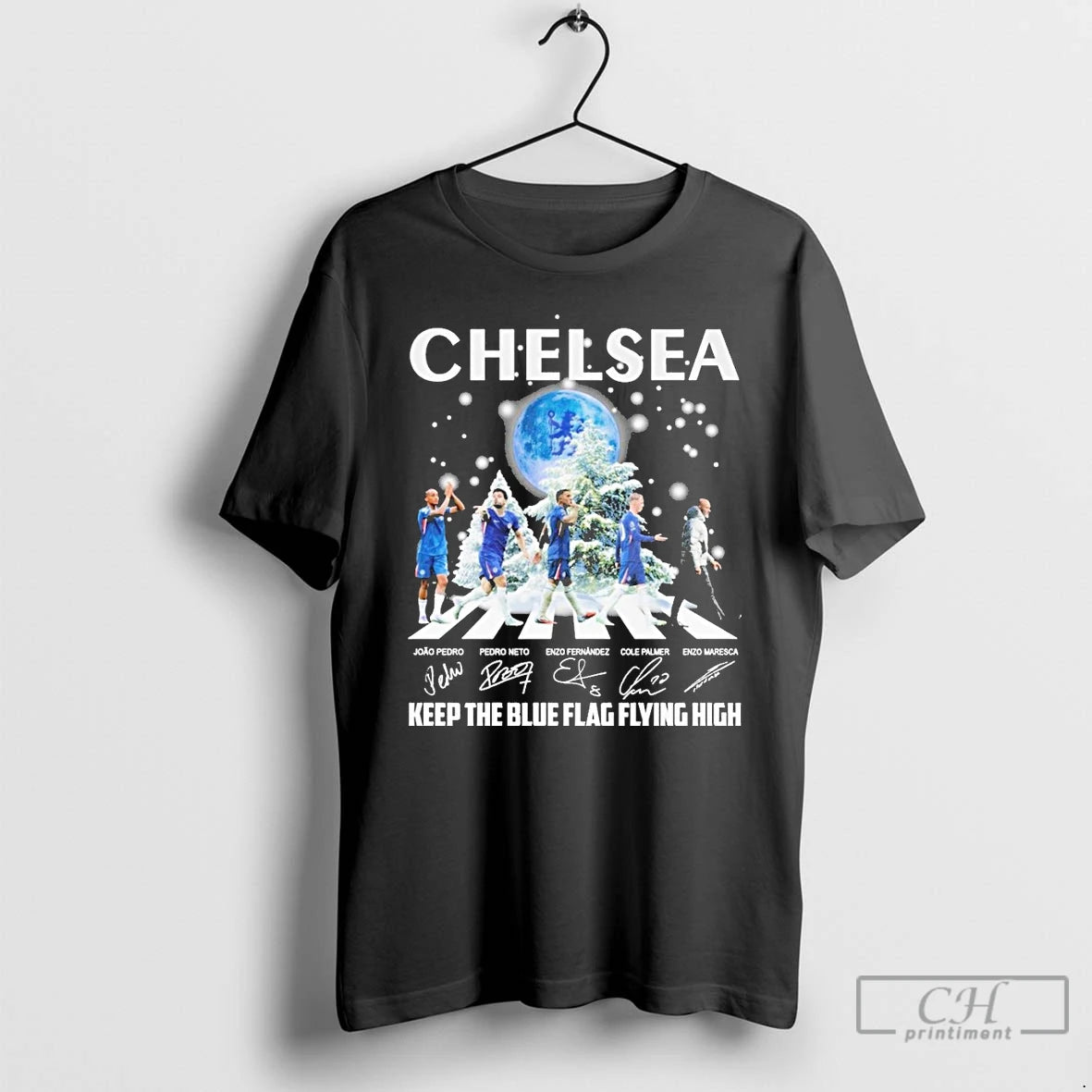 Classic Chelsea Keep The Blue Flag Flying High Christmas Signature T-Shirts, Hoodie, Sweatshirt | CiraTrend.com