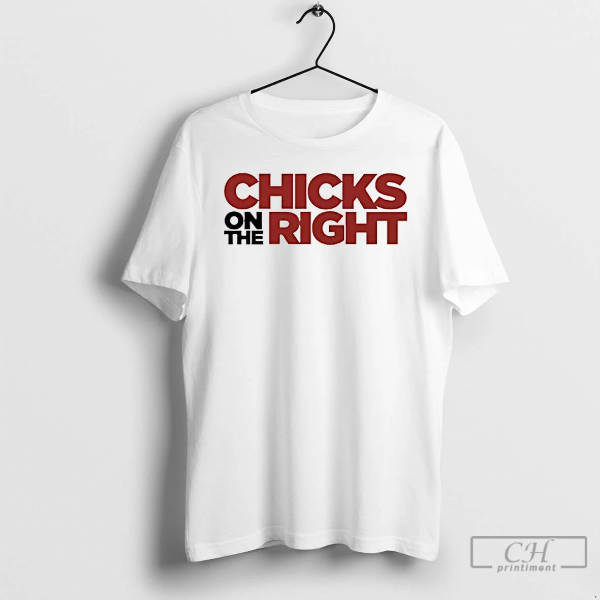 Classic Chicks On The Right Ringer T-Shirts, Hoodie, Sweatshirt | CiraTrend.com