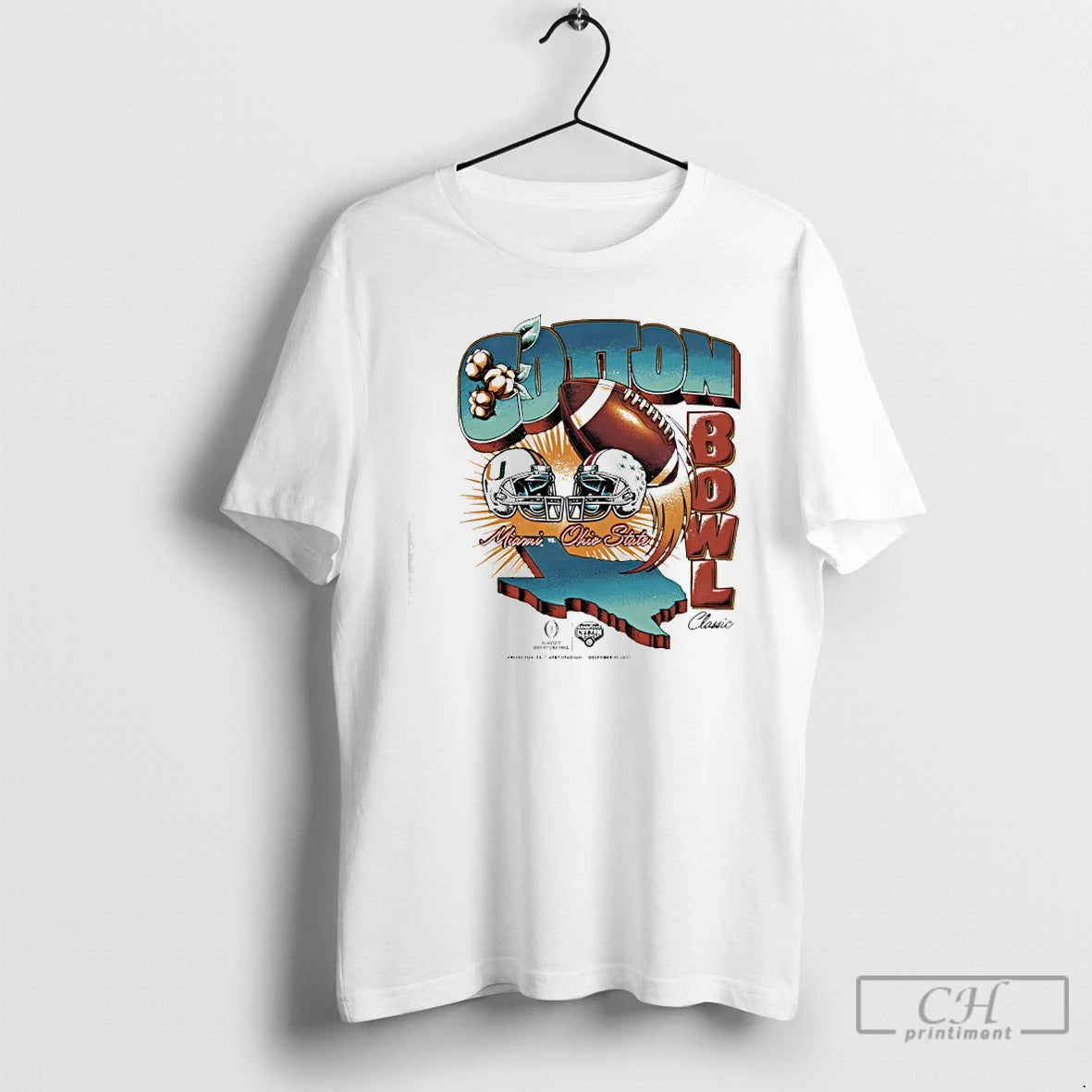 Classic Cotton Bowl Classic 2025 Miami Vs Ohio State Matchup T-Shirts, Hoodie, Sweatshirt | CiraTrend.com