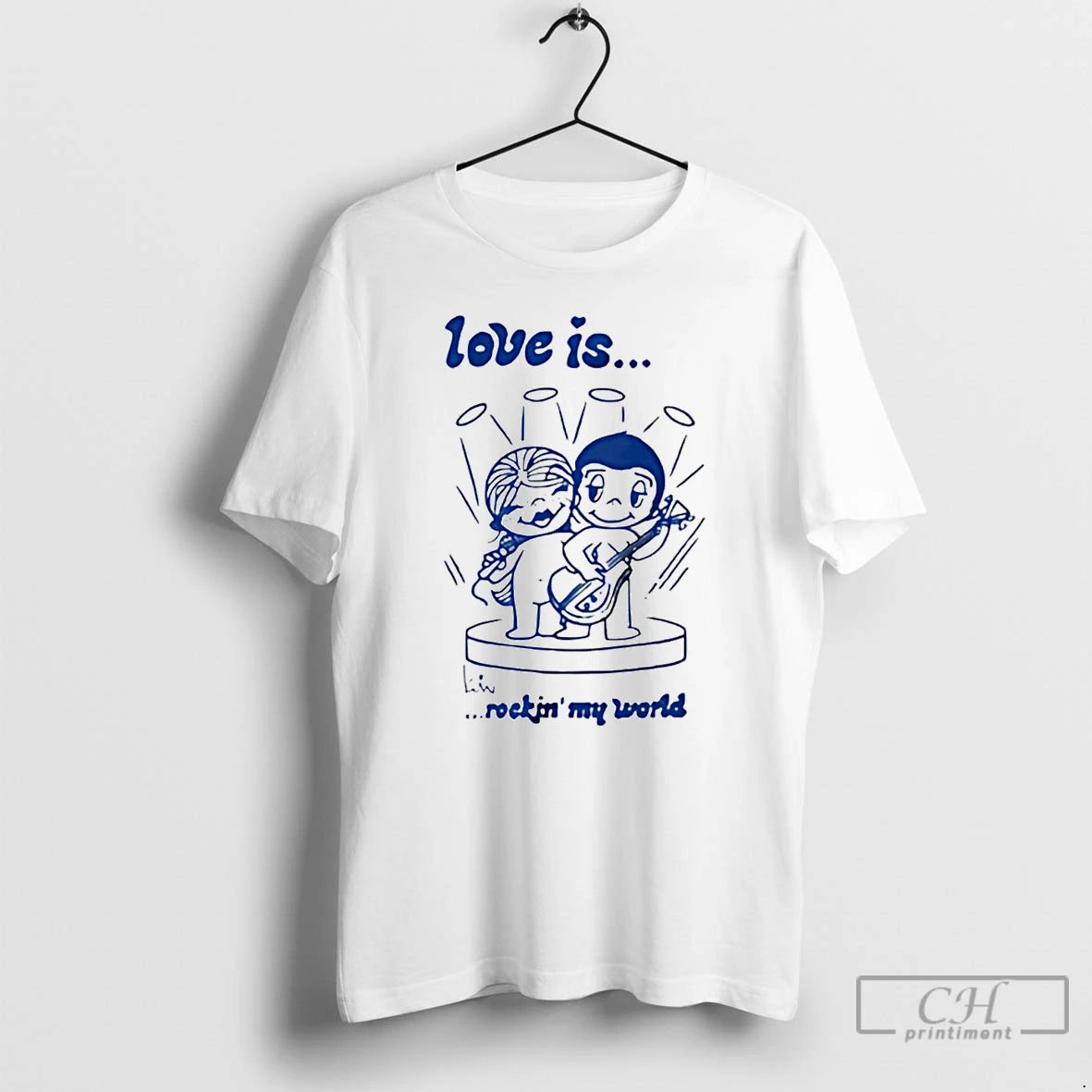 Classic Couple Love Is Rockin My World T-Shirts, Hoodie, Sweatshirt | CiraTrend.com