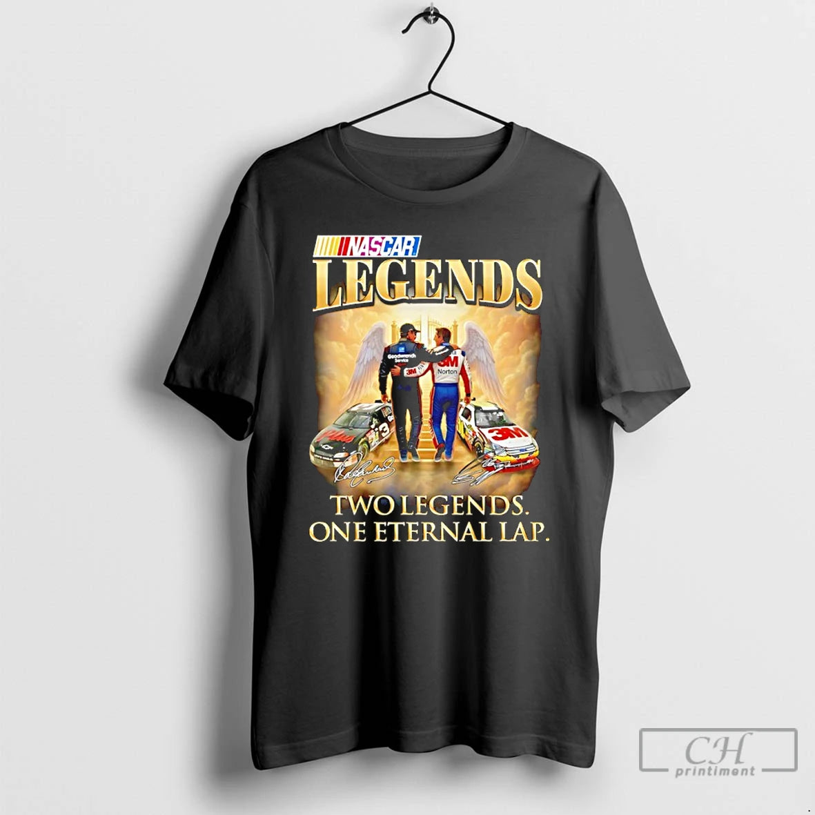 Classic Dale Earnhardt And Greg Biffle Nascar Legends Two Legends One Eternal Lap T Shirts Hoodie, Sweatshirt | CiraTrend.com