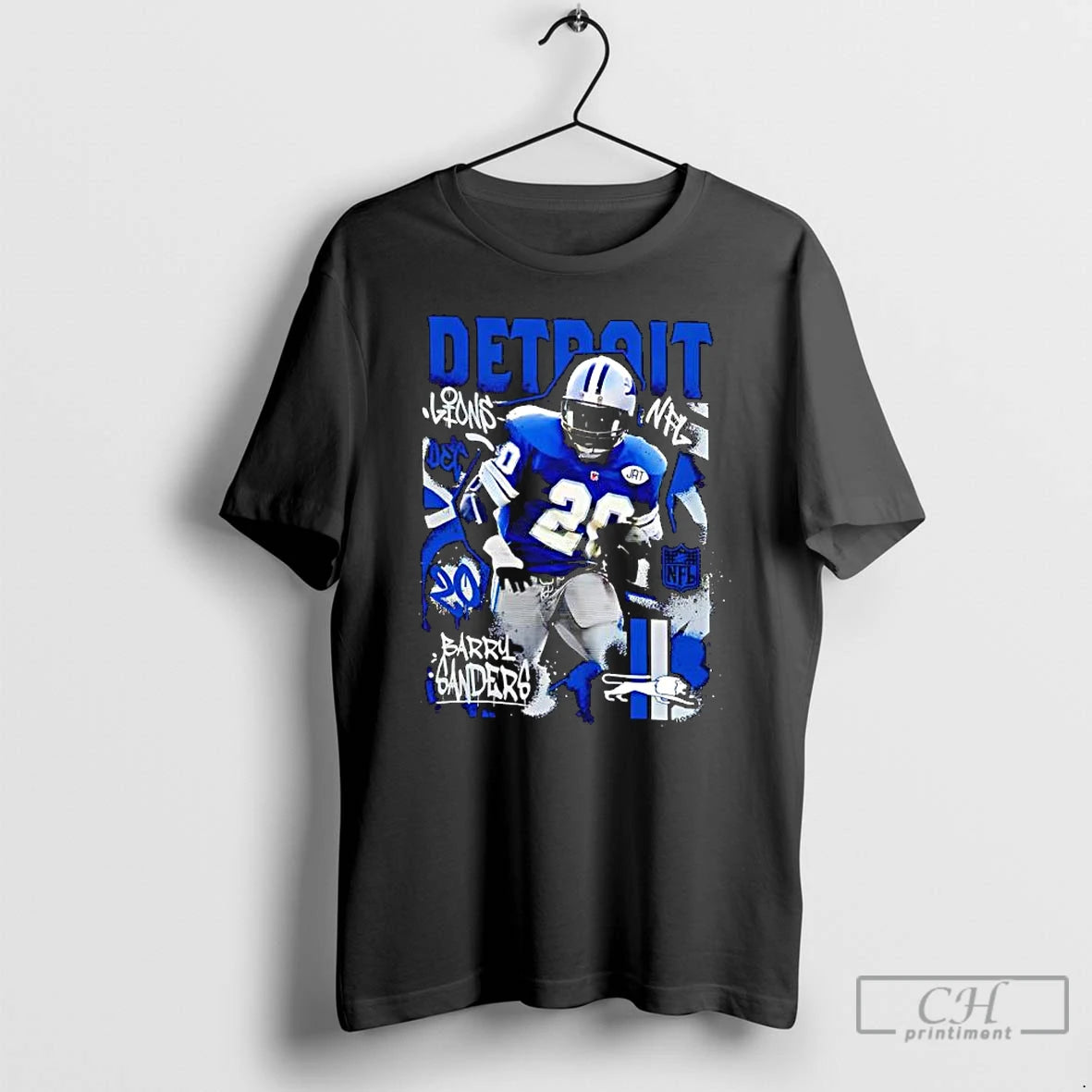 Classic Detroit Lions Barry Sanders Star Player T-Shirts, Hoodie, Sweatshirt | CiraTrend.com