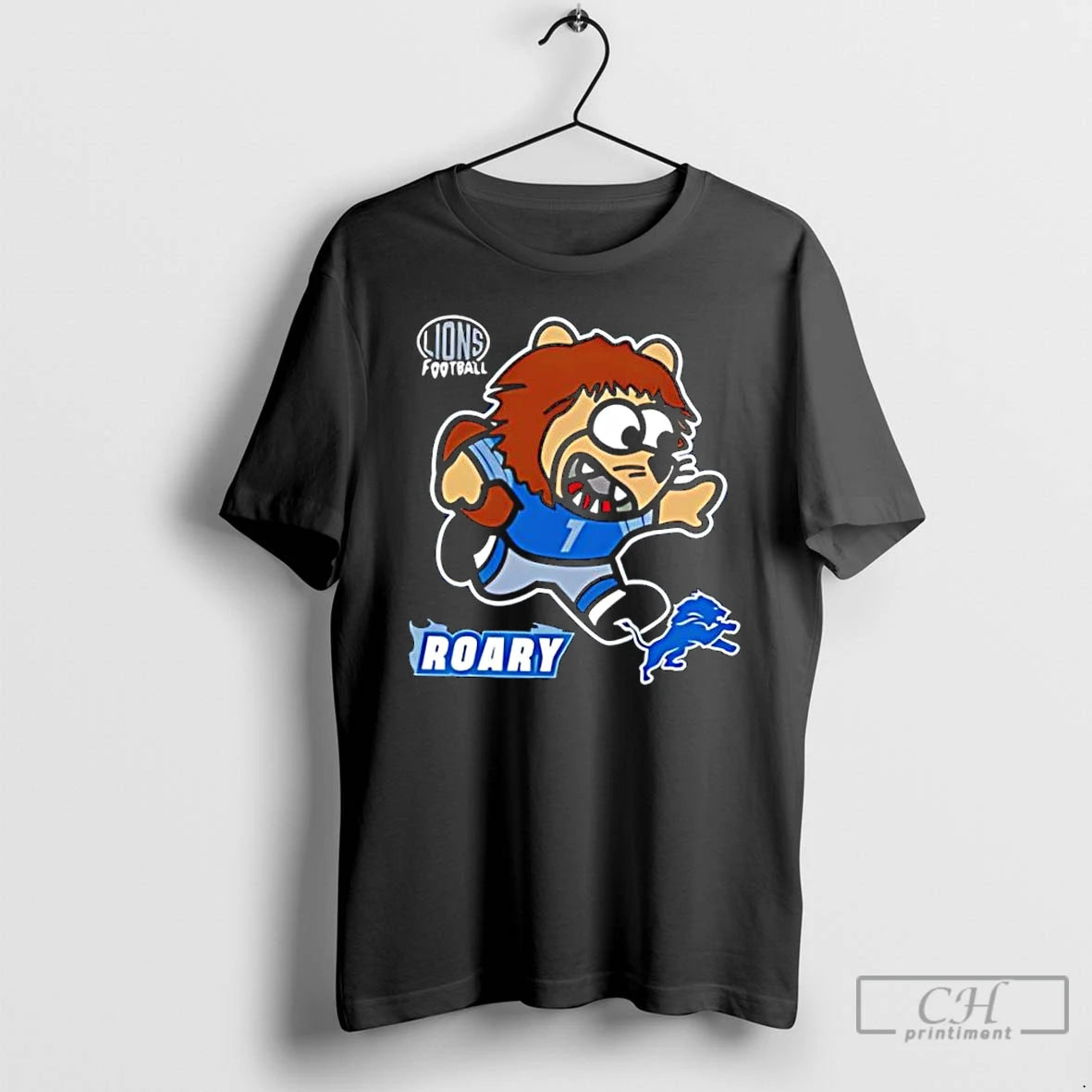 Classic Detroit Lions Football Roary Mascot Cartoon T-Shirts, Hoodie, Sweatshirt | CiraTrend.com