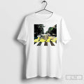 Classic Dino Chicken Nuggets And Abbey Road Album Cover T-Shirts, Hoodie, Sweatshirt | CiraTrend.com