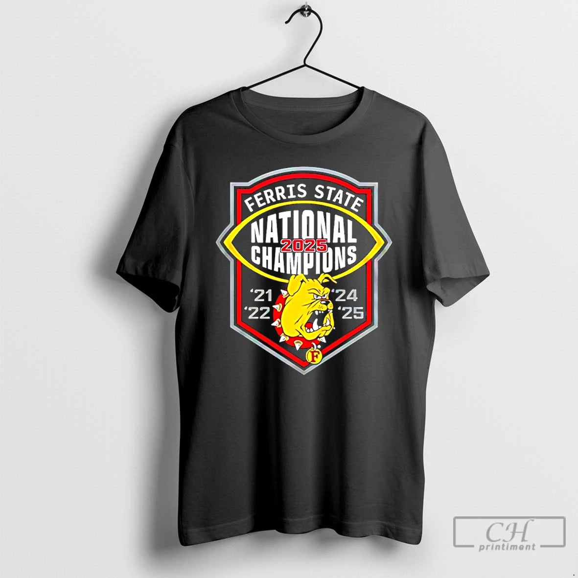 Classic Ferris State Back To Back 2025 National Champions 21 22 24 25 T Shirts Hoodie, Sweatshirt | CiraTrend.com