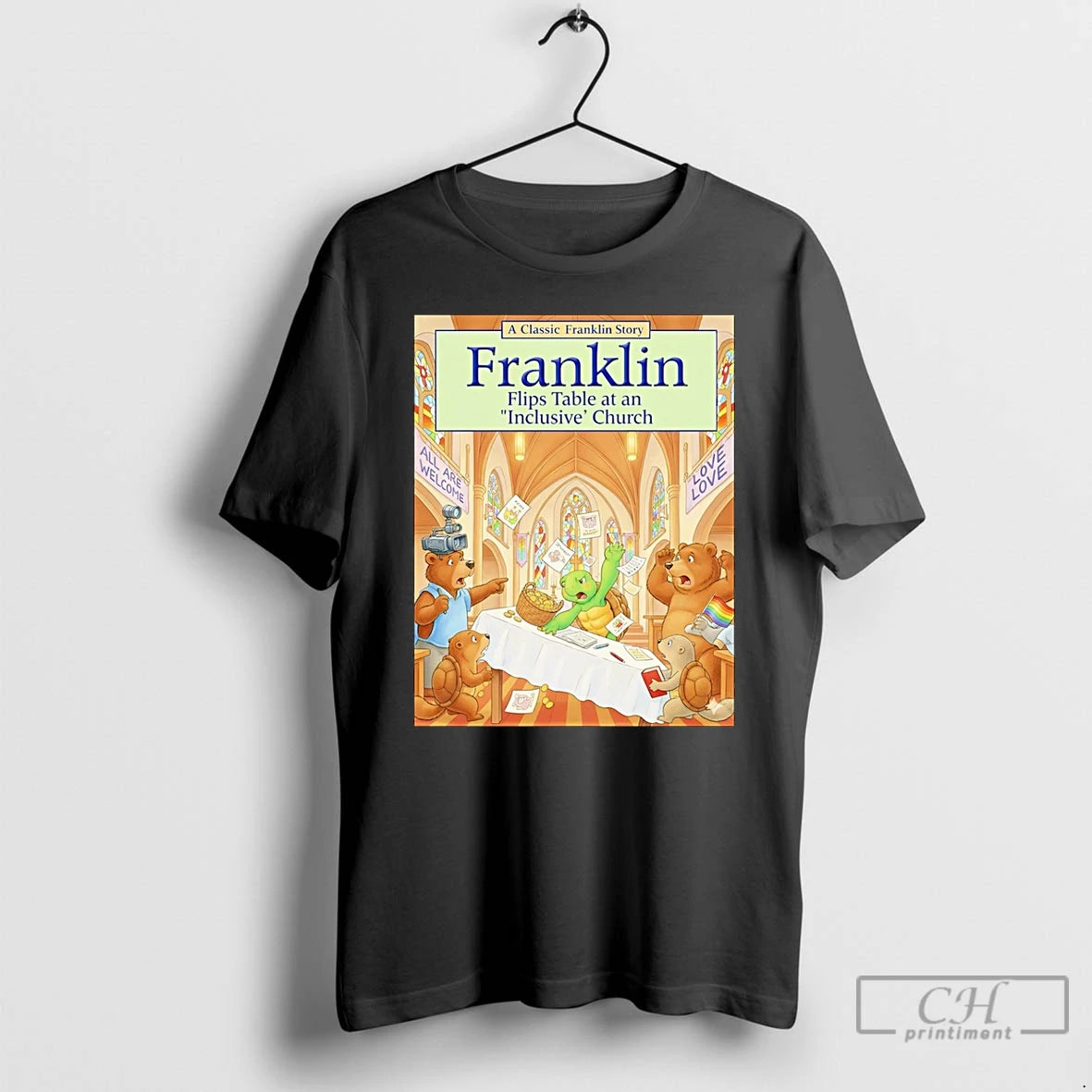 Classic Franklin Flips Table At An Inclusive Church T-Shirts, Hoodie, Sweatshirt | CiraTrend.com