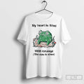 Classic Frog Rage My Heart Is Filled With Courage The Cou Is Silent T Shirts Hoodie, Sweatshirt | CiraTrend.com