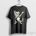 Classic Funny Cat Playing Guitar Rock And Roll T-Shirts, Hoodie, Sweatshirt | CiraTrend.com