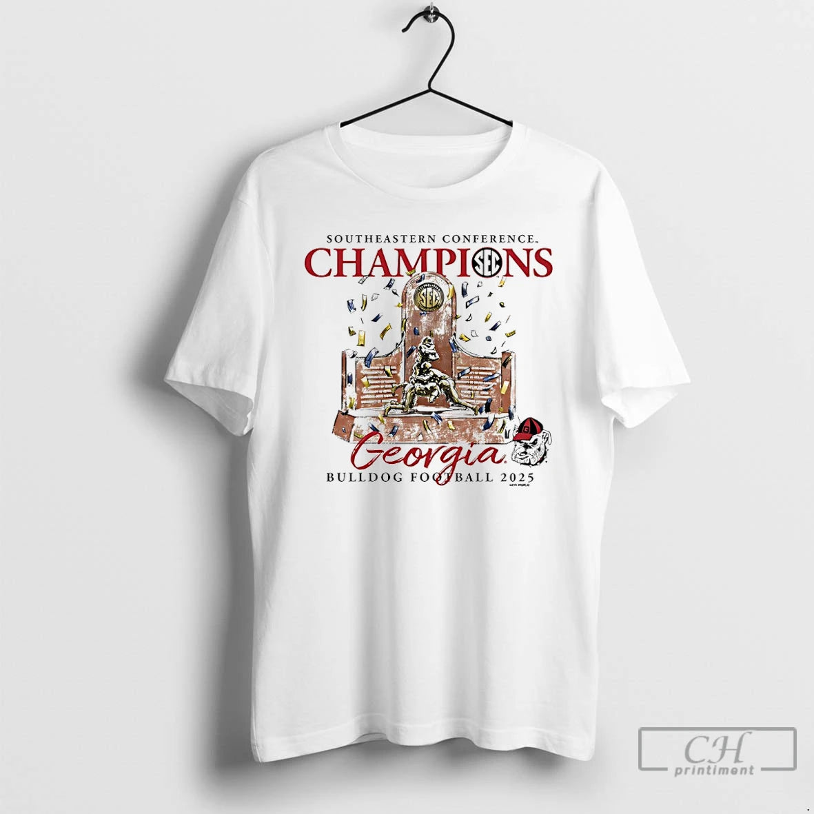 Classic Georgia Bulldogs 2025 Sec Football Champions Trophy T-Shirts, Hoodie, Sweatshirt | CiraTrend.com