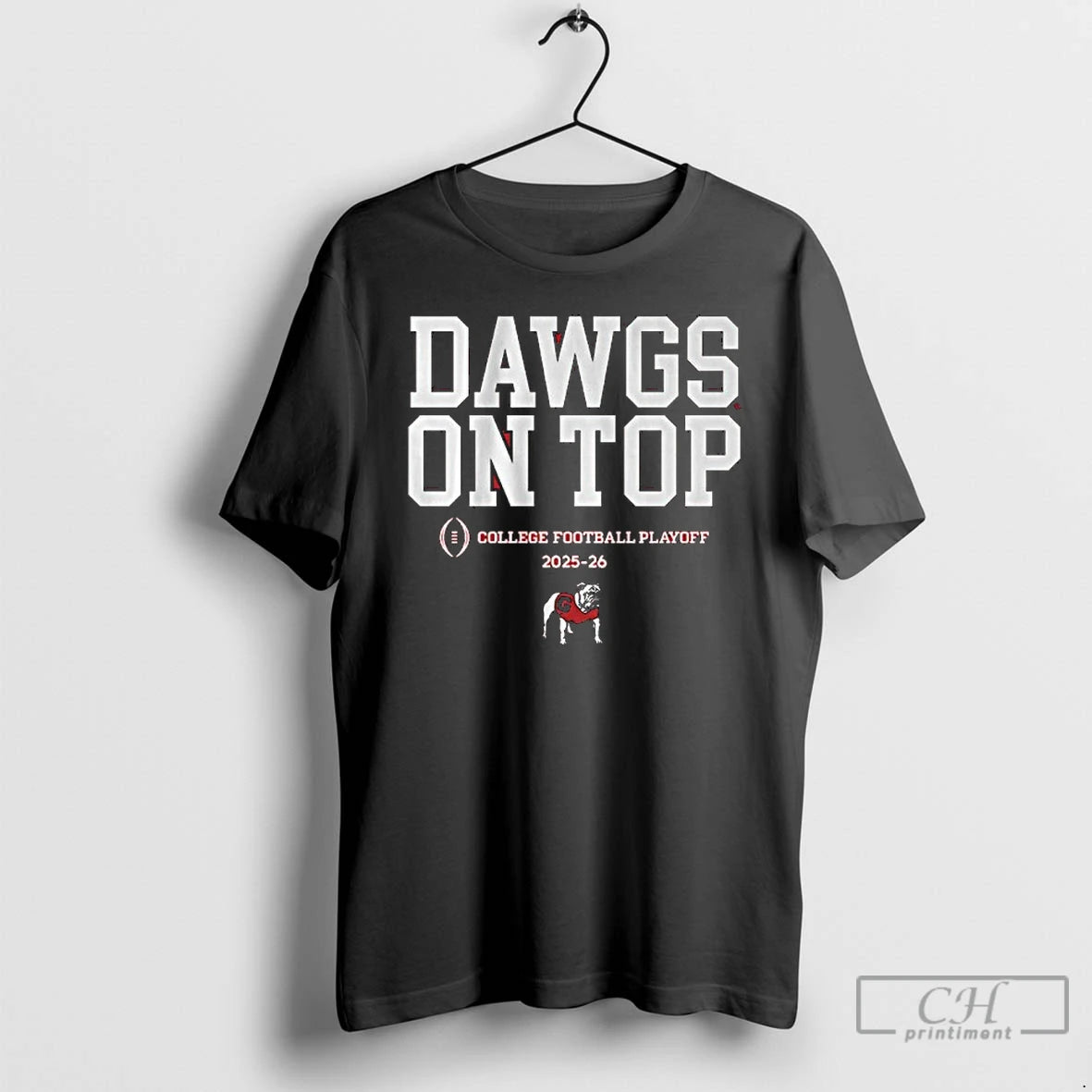 Classic Georgia Football 2025 Cfp Dawgs On Top Slogan T-Shirts, Hoodie, Sweatshirt | CiraTrend.com