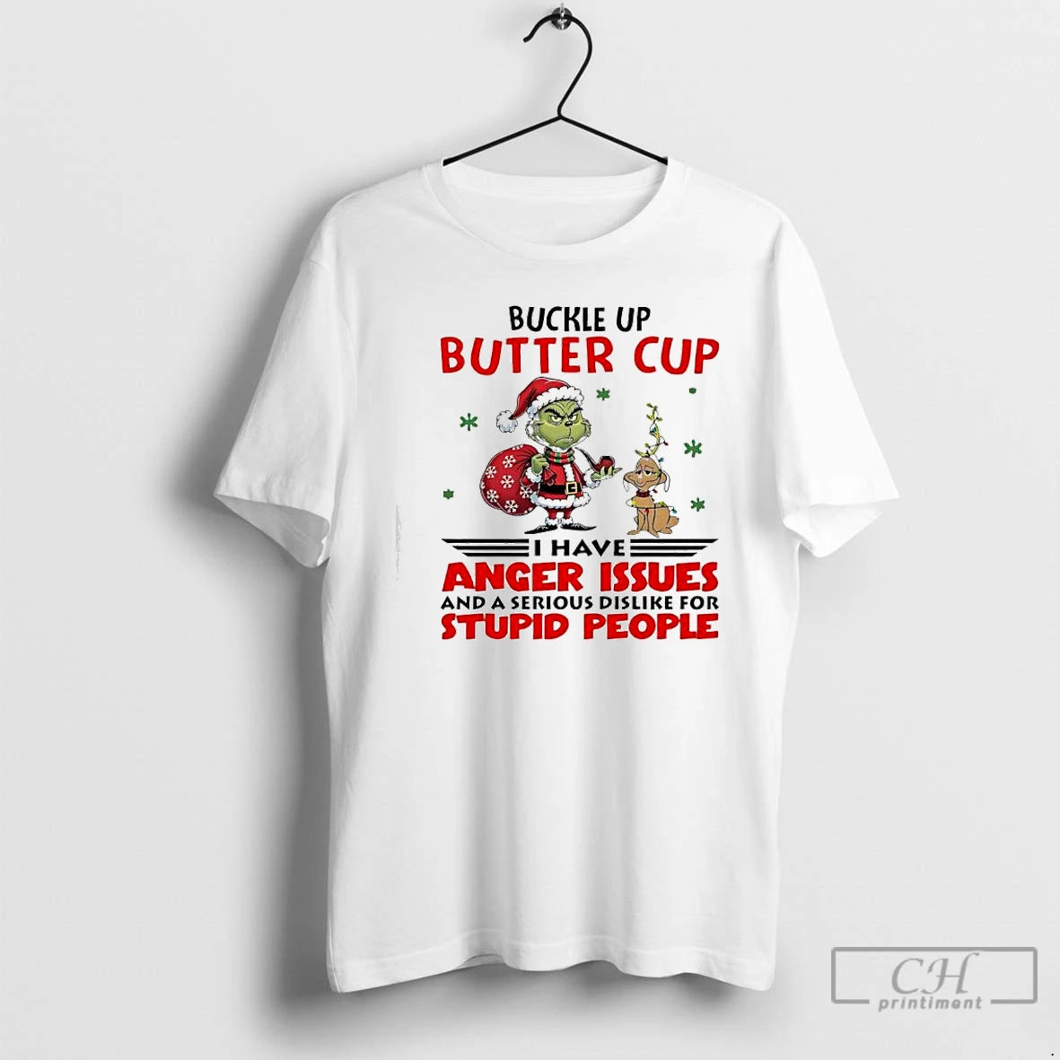 Classic Grinch And Dog Max Buckle Up Butter Cup T-Shirts, Hoodie, Sweatshirt | CiraTrend.com