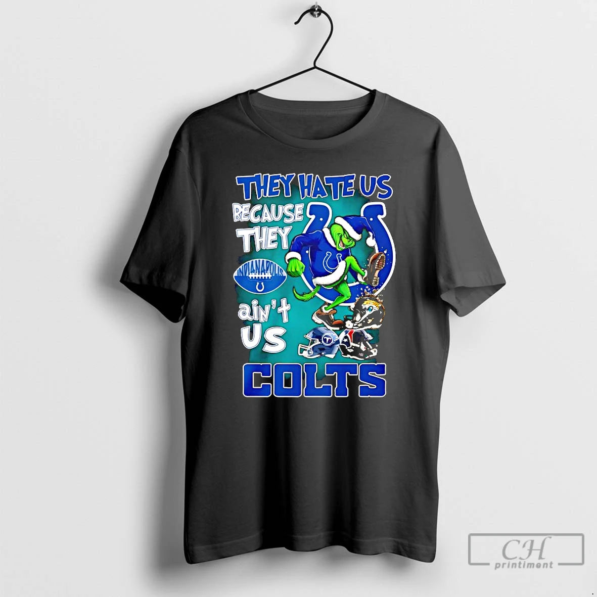 Classic Grinch They Hate Us Because They Aint Us Indianapolis Colts T-Shirts, Hoodie, Sweatshirt | CiraTrend.com
