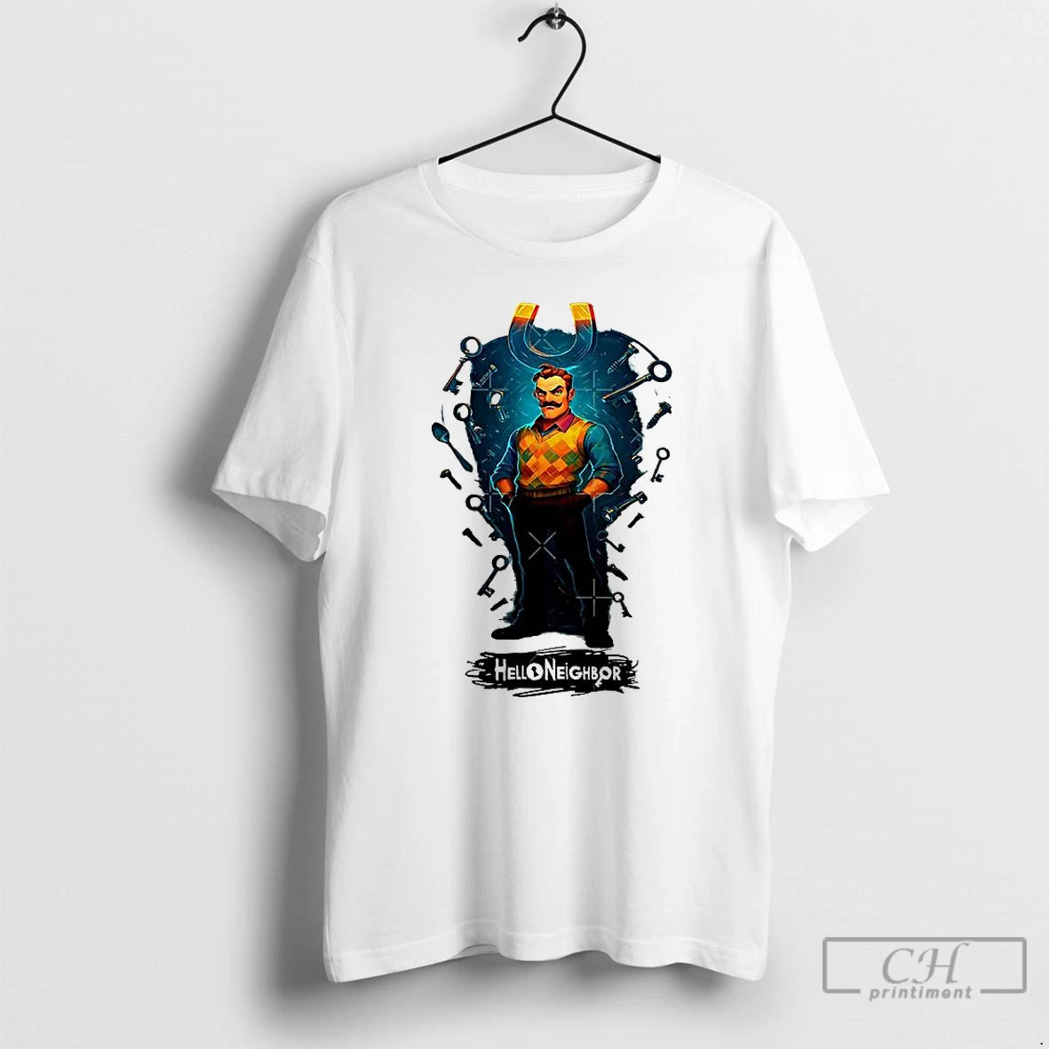 Classic Hello Neighbor Magnet Mind T-Shirts, Hoodie, Sweatshirt | CiraTrend.com