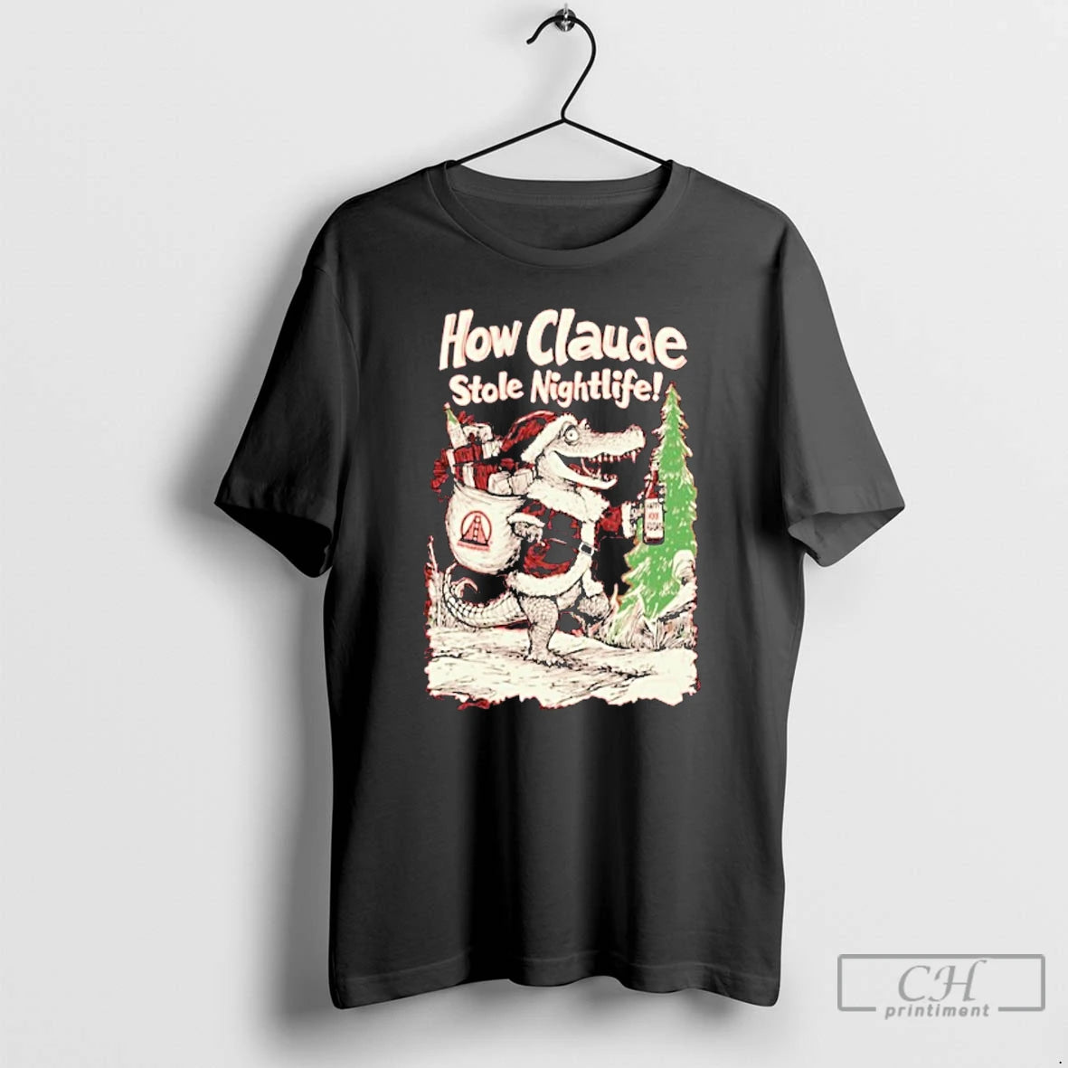Classic How Claude Stole Nightlife Christmas T-Shirts, Hoodie, Sweatshirt | CiraTrend.com