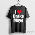 Classic I Heart Drake Maye In Love T-Shirts, Hoodie, Sweatshirt | CiraTrend.com