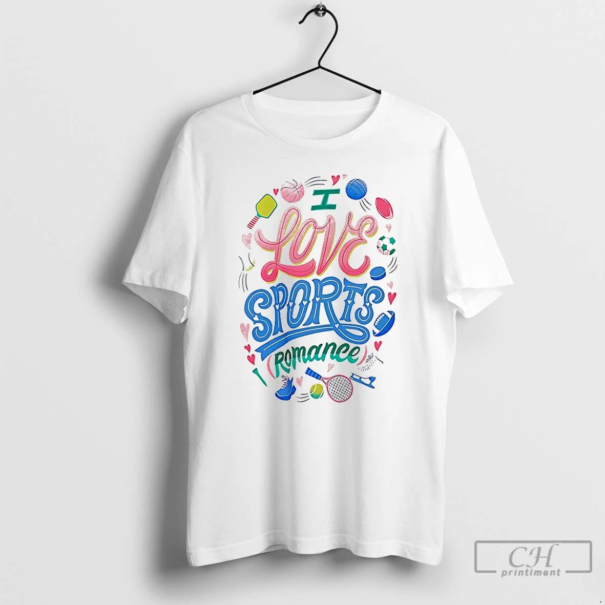 Classic I Love Sports Romance Style Symbols T-Shirts, Hoodie, Sweatshirt | CiraTrend.com