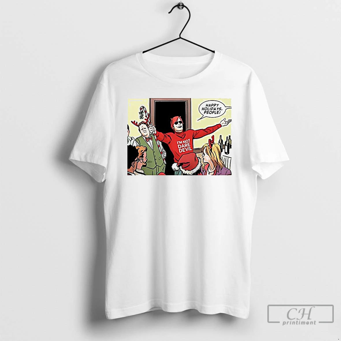 Classic Im Not Daredevil Happy Holiday People Comic Christmas