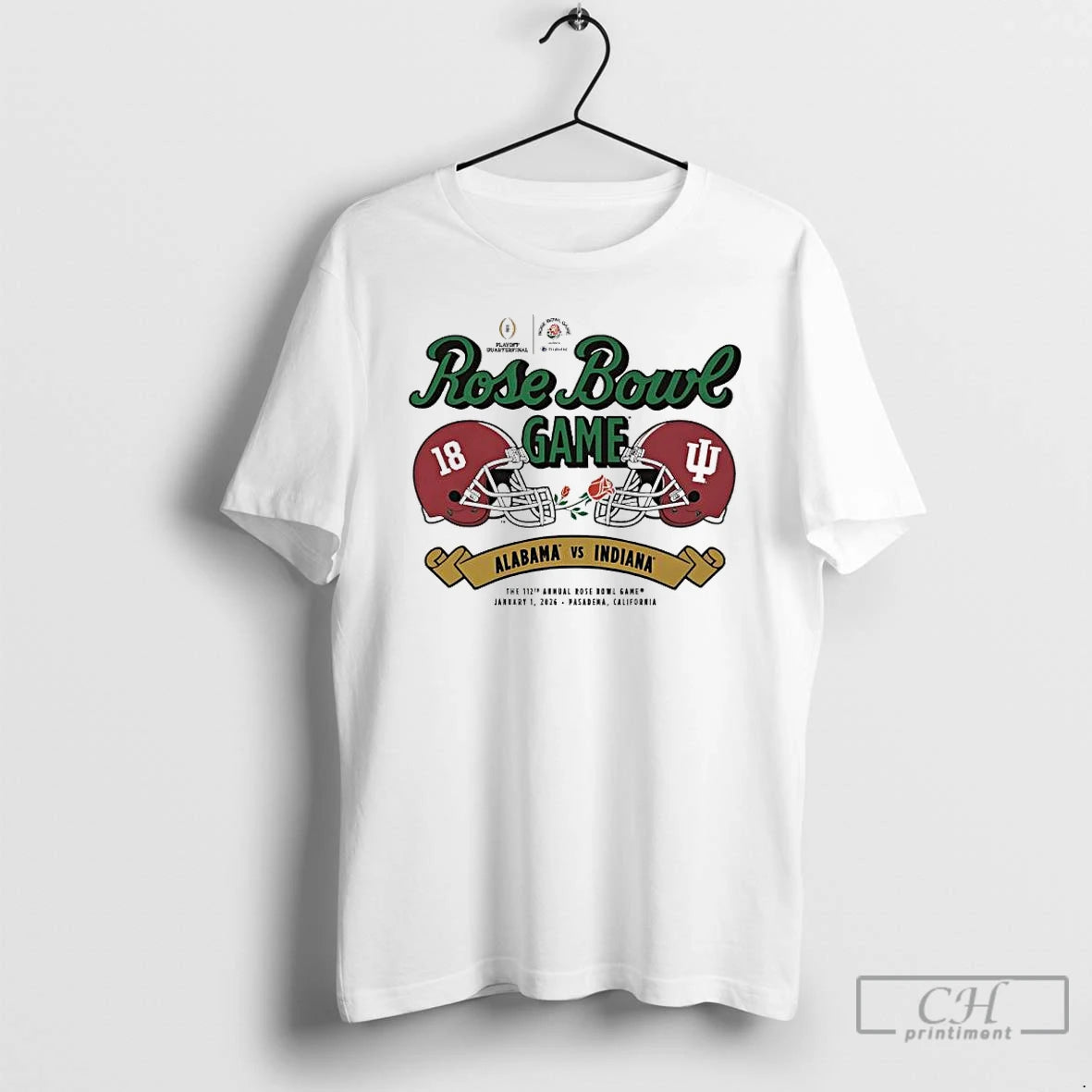 Classic Indiana Vs Alabama 2026 Rose Bowl Game Helmet Matchup T-Shirts, Hoodie, Sweatshirt | CiraTrend.com