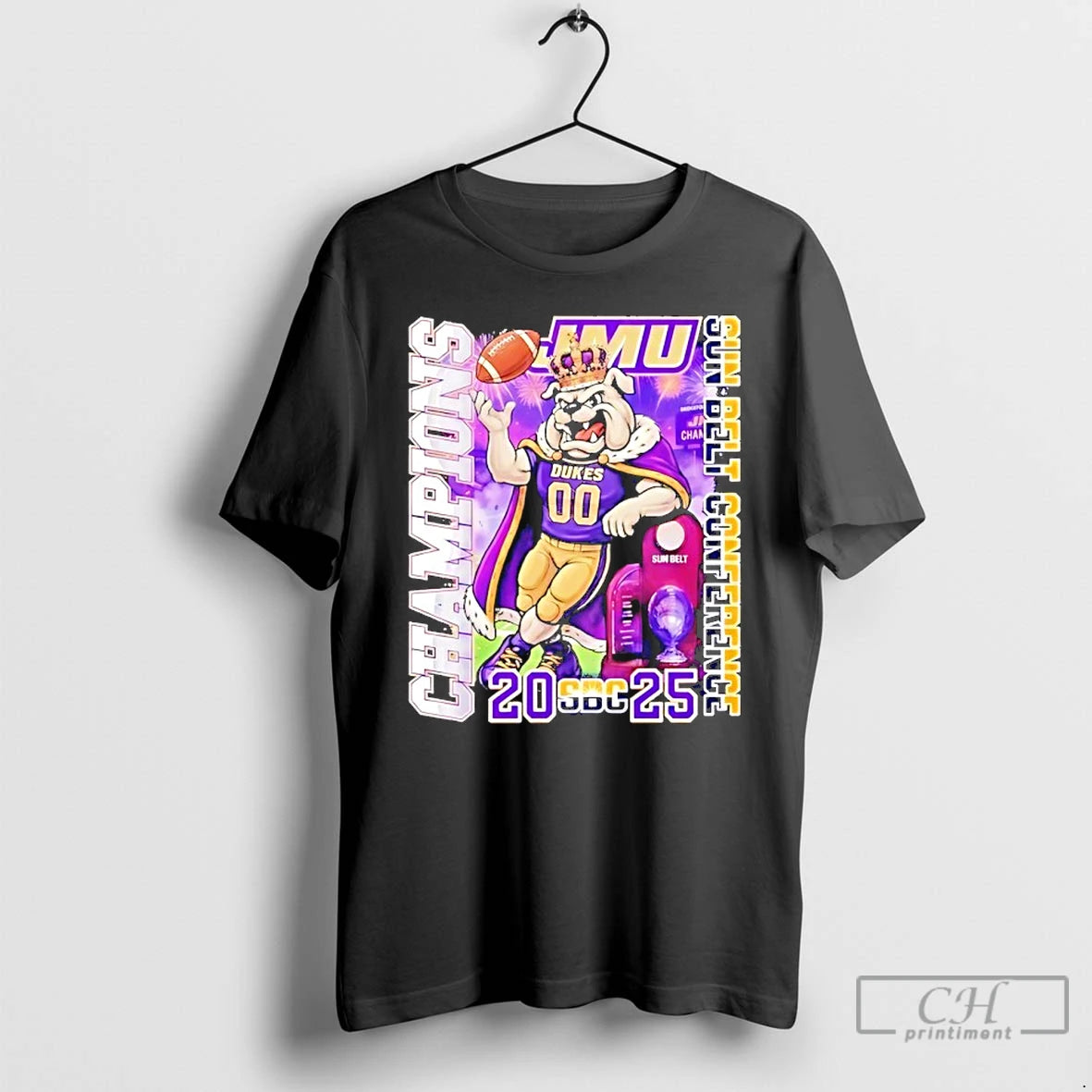 Classic James Madison Dukes Sun Belt Conference Champions Mascot 2025 T-Shirts, Hoodie, Sweatshirt | CiraTrend.com