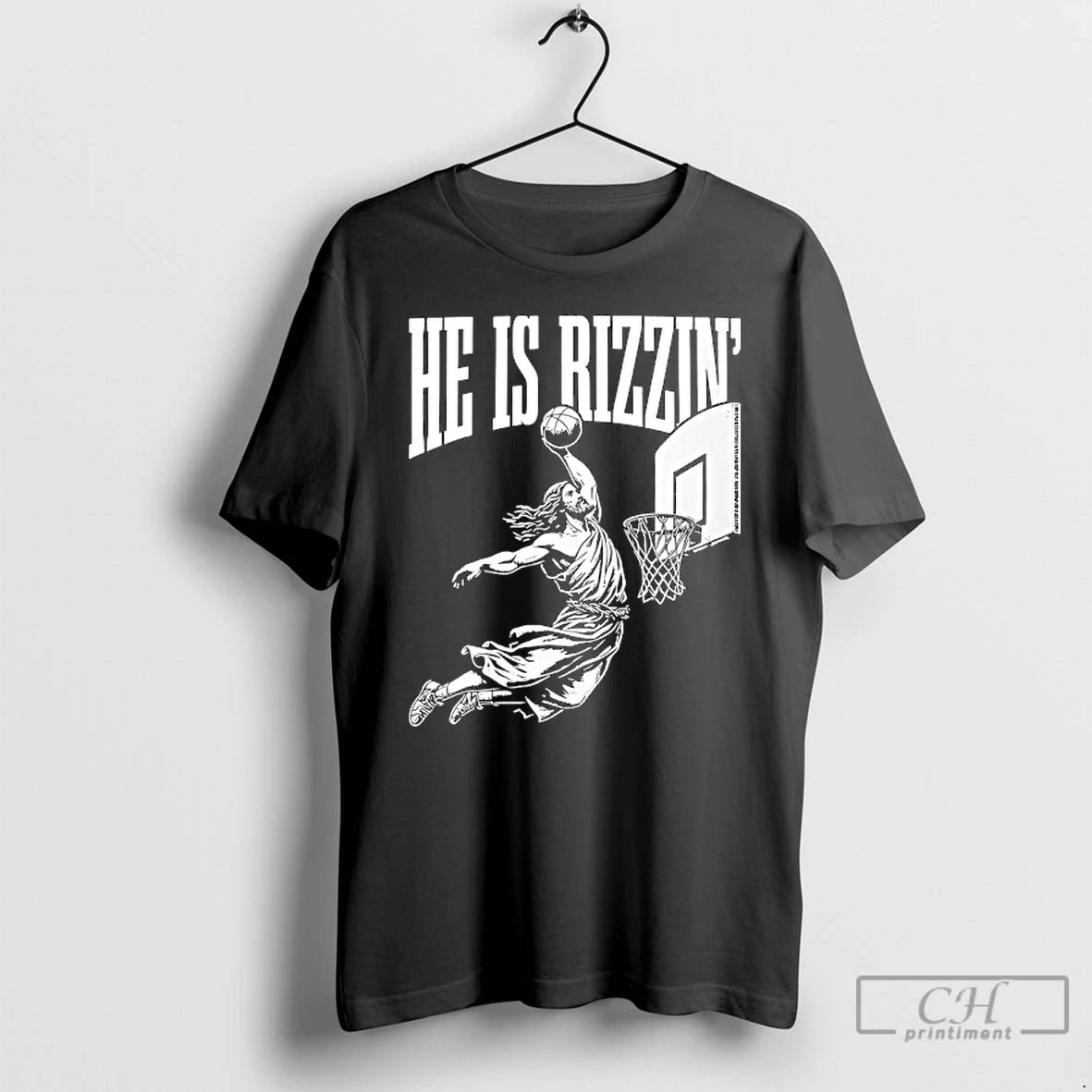 Classic Jesus Slam Dunk Basketball Has Is Rizzen T-Shirts, Hoodie, Sweatshirt | CiraTrend.com