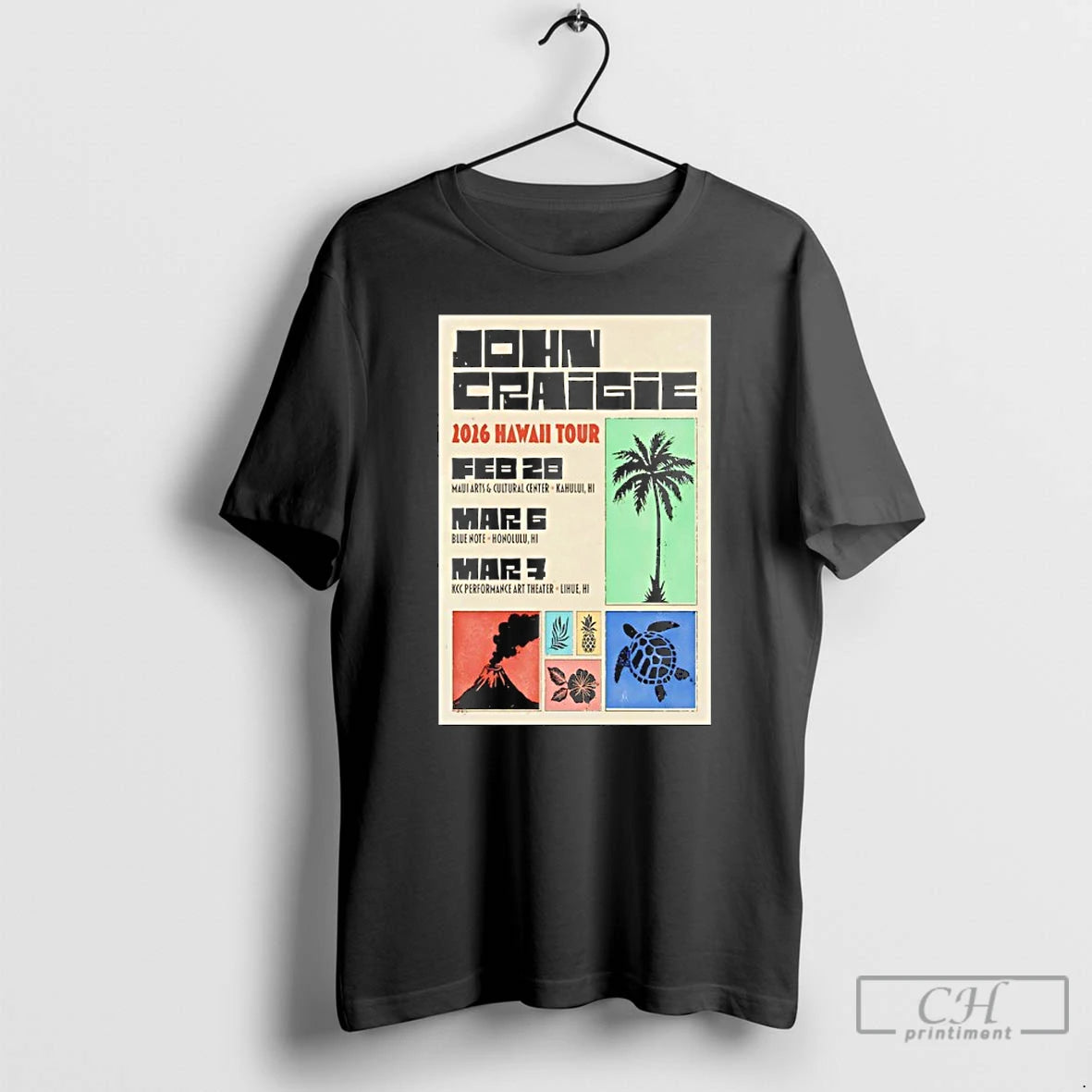 Classic John Craigie Hawaii Tour 2026 T-Shirts, Hoodie, Sweatshirt | CiraTrend.com