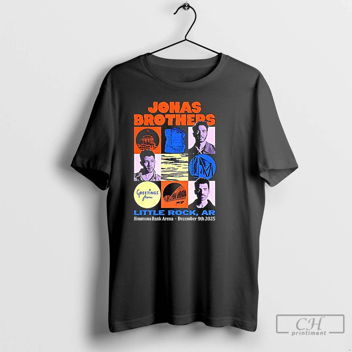 Classic Jonas Little Rock Arkansas Simmons Bank Arena 2025 T-Shirts, Hoodie, Sweatshirt | CiraTrend.com