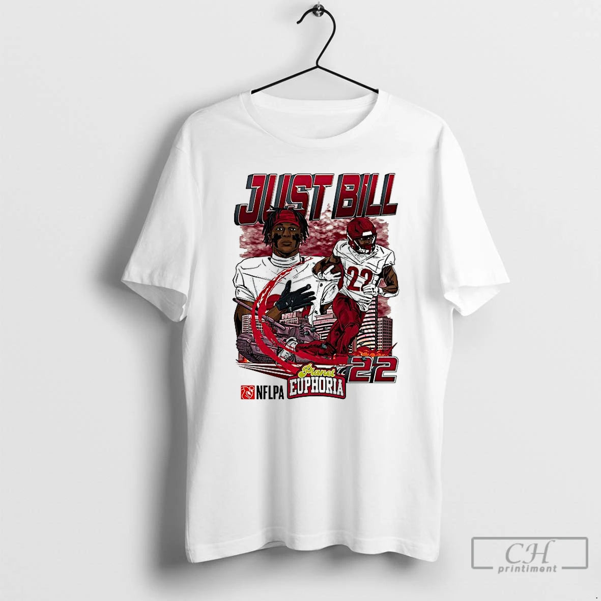 Classic Just Bill Washington Commanders Football Tank Player Number 22 Cartoon T-Shirts, Hoodie, Sweatshirt | CiraTrend.com