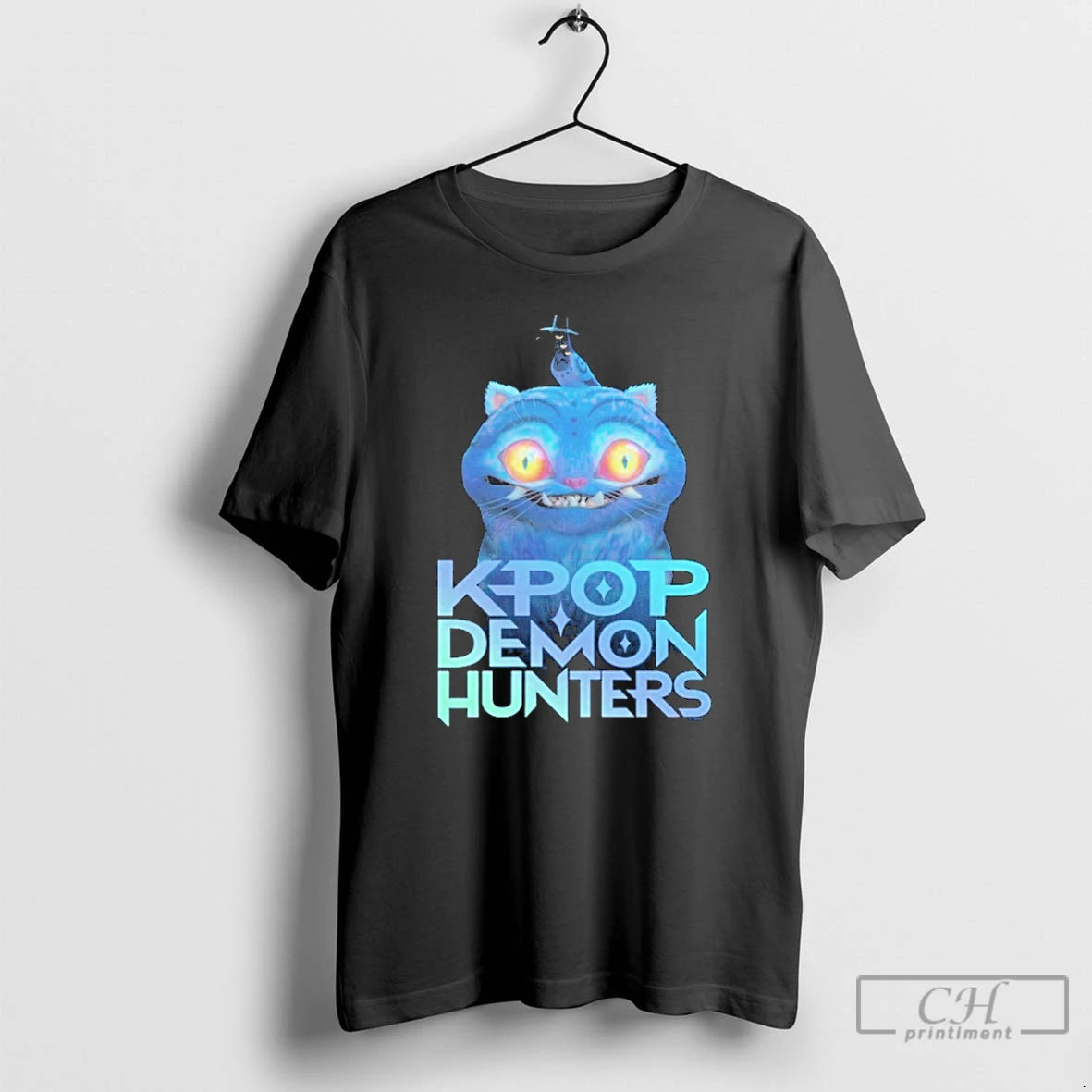 Classic Kpop Demon Hunters Derpy Tiger And Sussie Magpie Logo T Shirts Hoodie Longsleeve