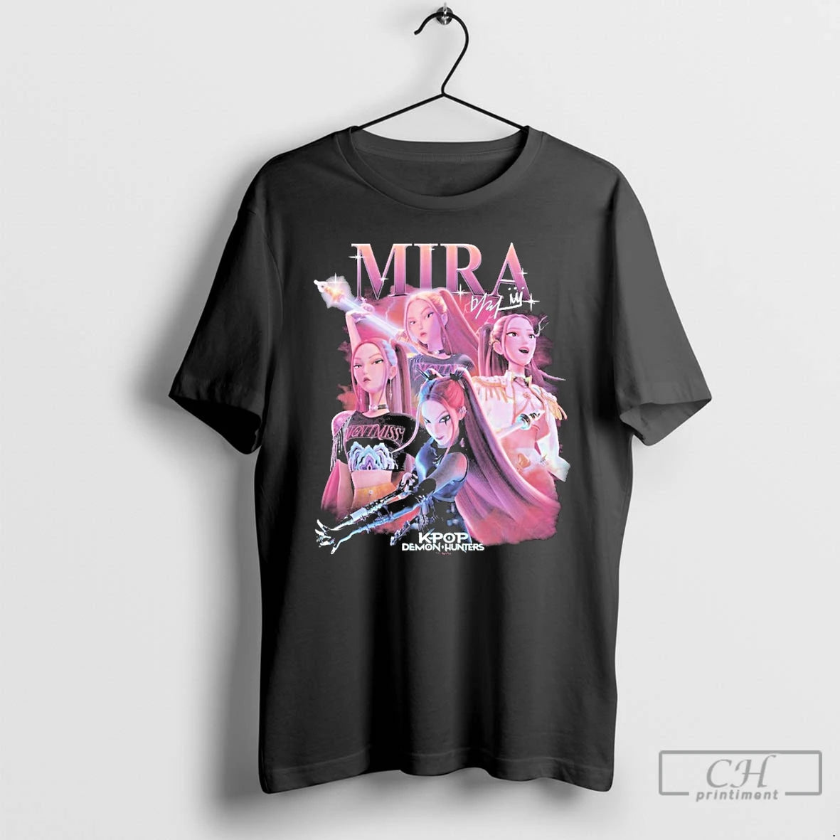Classic Kpop Demon Hunters Mira Heartthrob T Shirts Hoodie Longsleeve