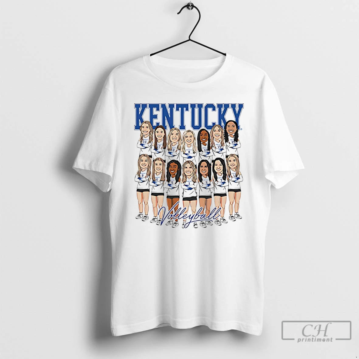 Classic Kentucky Womens Volleyball Ncaa Team Caricature 25 26 T-Shirts, Hoodie, Sweatshirt | CiraTrend.com
