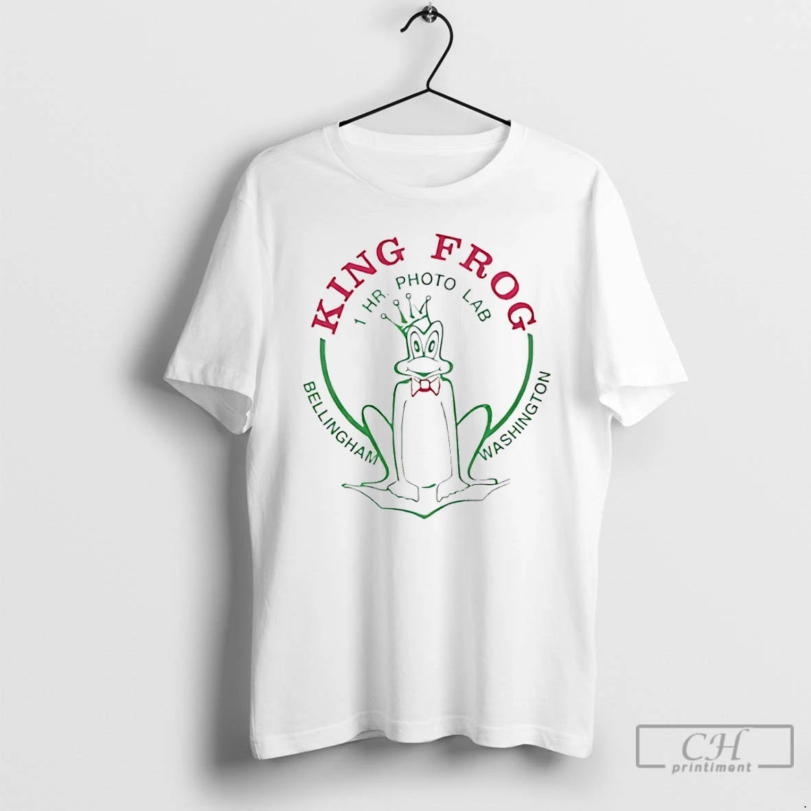 Classic King Frog One Hour Photo Lab Bellingham T-Shirts, Hoodie, Sweatshirt | CiraTrend.com