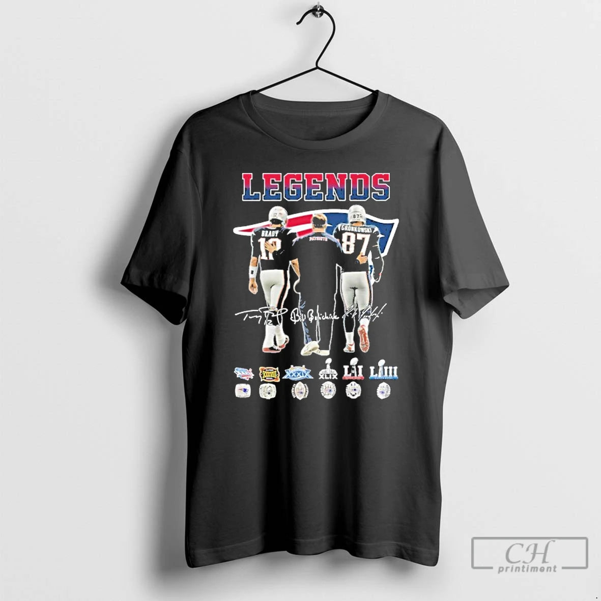 Classic Legends Brady Gronkowski Player Signature Logo T-Shirts, Hoodie, Sweatshirt | CiraTrend.com